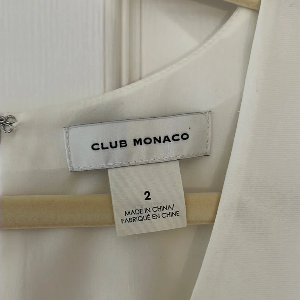 SOLD - Club Monaco Cream Jumpsuit - Picture 2 of 4